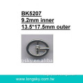 (BK5207/9.2mm) new fashion small oval metal shoe belt buckle